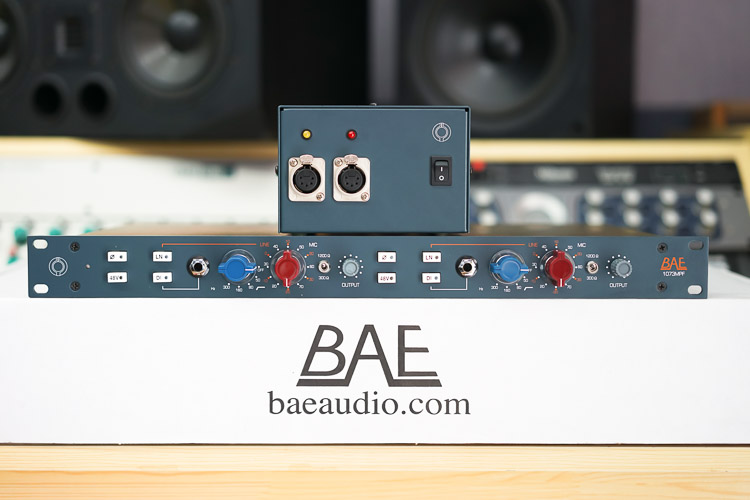 Dingdong Audio BAE 1073 DUAL MPF PSU Dual Channel Mic Preamp with Power Supply (National Bank)