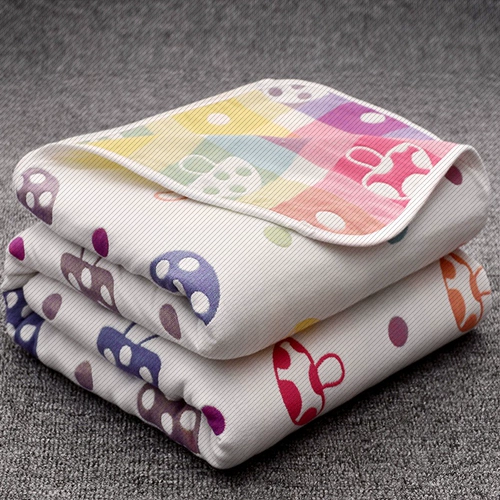 Детское хлопковое марлевое банное полотенце, зимнее одеяло для новорожденных, хорошо впитывает воду