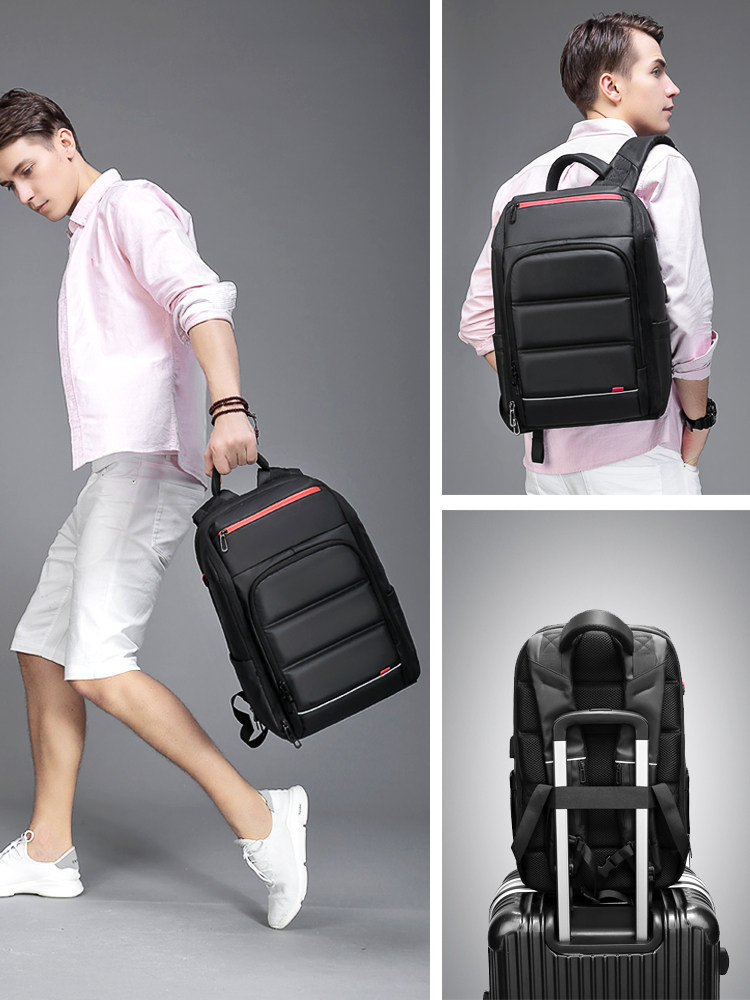 Travel backpack men's large capacity casual fashion business trip 15 6 inch computer bag travel luggage backpack