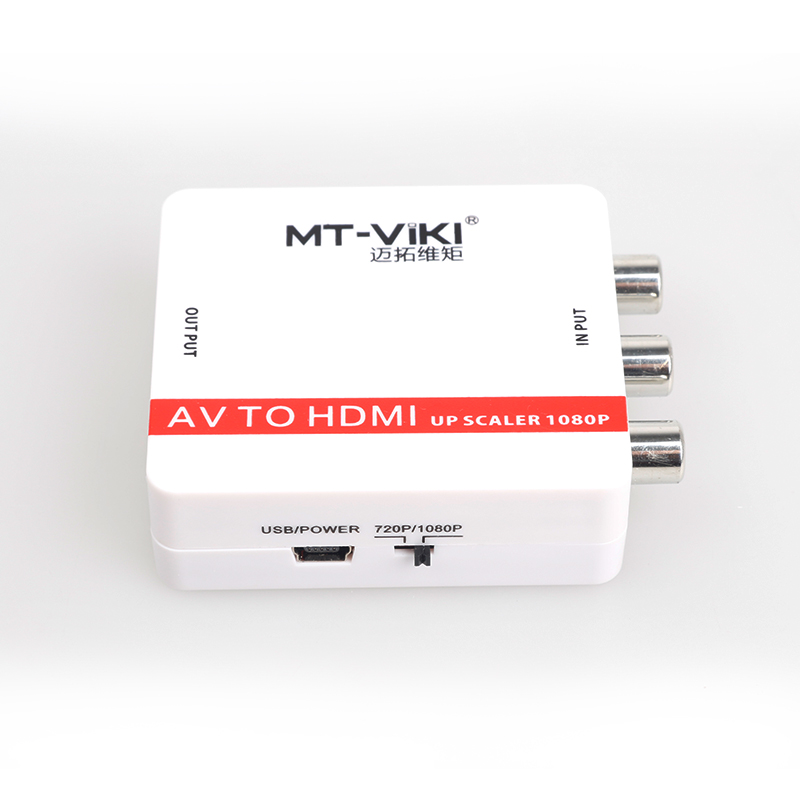 The new MT - AH01 AV to HDMI audio and video converter AV analog signal to HD display