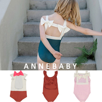 ins Girls Swimsuit 1-3 years old child princess 2 Korea 4 Cute infant child girl baby one-piece swimsuit