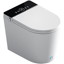Small size smart toilet full automatic flip cover integrated toilet without water pressure limit Wall row side rear row