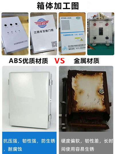 塑料防水箱透明盖合页卡扣户外配电箱基业布线箱工程电表室外明装