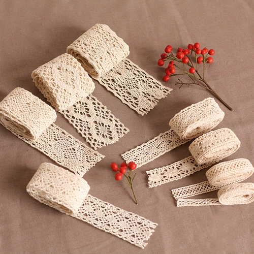 Хлопковая ткань ручной работы, хлопковый аксессуар, 5м, DIY, кружевное платье