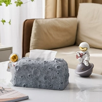 Креативная коробка для салфеток космонавта, украшения, скандинавский свет, роскошная элитная домашняя гостиная, журнальный столик, обеденный стол, только салфетка, бумажная коробка