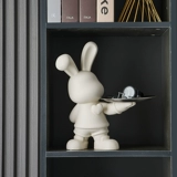 Система хранения для ключей, керамический кролик для гостиной, настольный креативный современный и минималистичный декор