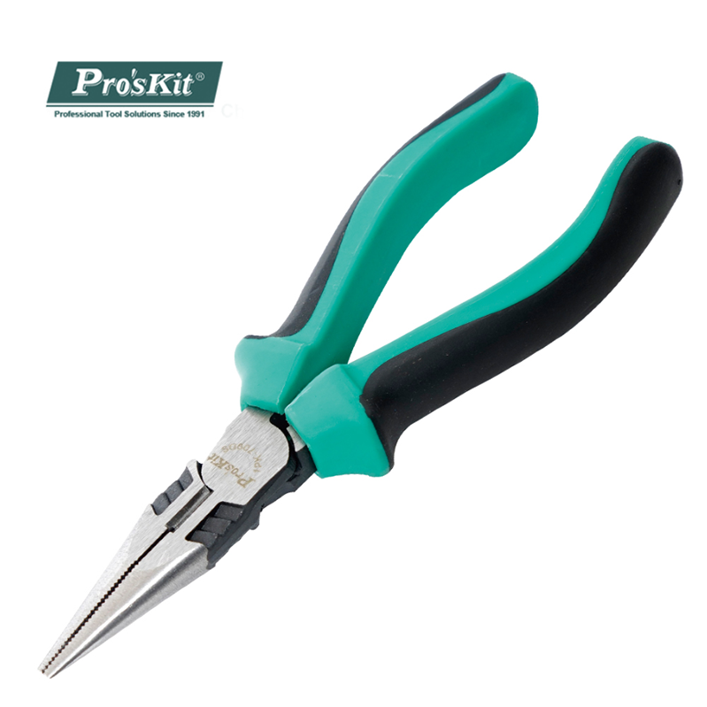Baogong stainless steel oblique mouth pliers Water mouth pliers Pointed mouth pliers Curved mouth pliers Electrical pliers Precision toothed two-color clearance treatment