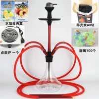 Четыре трубки красных+расходных материалов