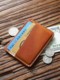 手工复古植鞣皮男士短款卡包真皮超薄迷你小钱包头层牛皮卡套钱夹