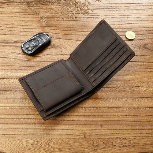 Кожаный кошелек для водительских прав, воловья кожа, из натуральной кожи, подарок на день рождения
