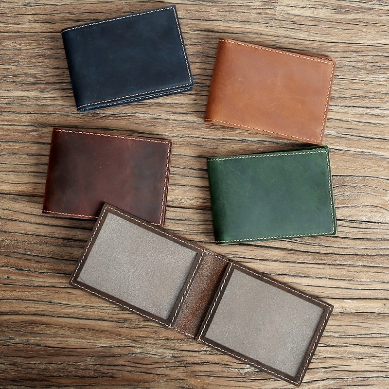 Naruto Retro Original Handmade Leather Document Set Men's Driver's License Set Driving License Cowhide Motor Vehicle License Female