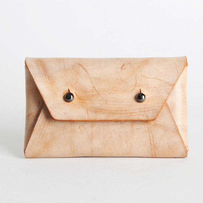 Waxed Mini Short Coin Purse Ladies Small Bag Leather Wallet Coin Bag Men's Leather Large Capacity Card Holder