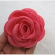 Phiên bản Hàn Quốc của Camellia ba chiều nhỏ bằng vải satin lớn hoa trâm cài hoa kim trâm hoa phụ kiện hoa 8CM ghim cài áo PNJ