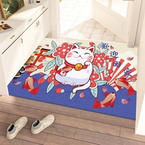 Home In-door Entrance Door Ground Mat Silk Ring Mat Door Cushion Absorbent Anti Slip Mat Subka Pass Land Cushion Into The Door
