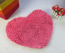 Entrance to the door Snow Neil Lovely heart-shaped anti-slip Peach Hearts Mat Bathroom Suction Pads Wedding House Heart-shaped Door Cushion
