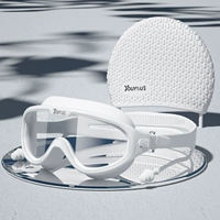 Прозрачный белый+пловцы (доступно для близоруков)