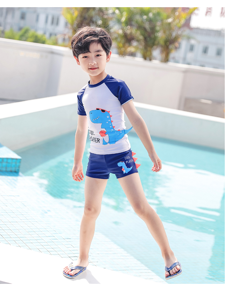 Đồ bơi trẻ em bé trai trẻ nhỏ Trẻ lớn chia áo tắm cho trẻ sơ sinh tắm nắng phù hợp với thiết bị bơi - Bộ đồ bơi của Kid đồ bơi cho bé trai