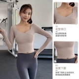 Летняя быстросохнущая одежда для йоги для спортзала, комплект, лонгслив, спортивный костюм, футболка, в обтяжку, для бега