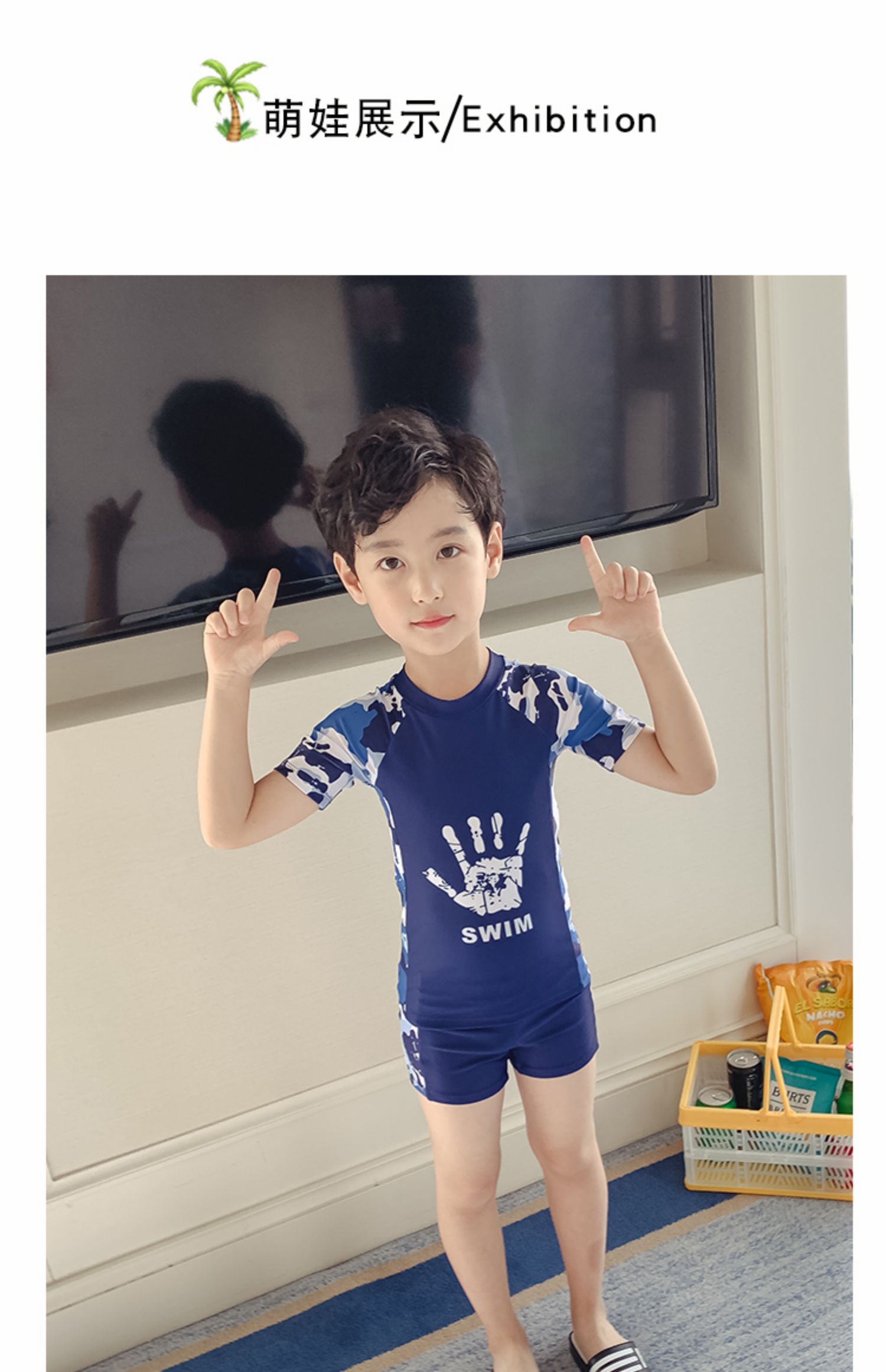 Đồ bơi cho trẻ em trai Chia bé trai Dễ thương Cậu bé tuổi teen Cậu bé Đồ bơi Đồ bơi - Bộ đồ bơi của Kid bộ đồ nàng tiên cá cho bé