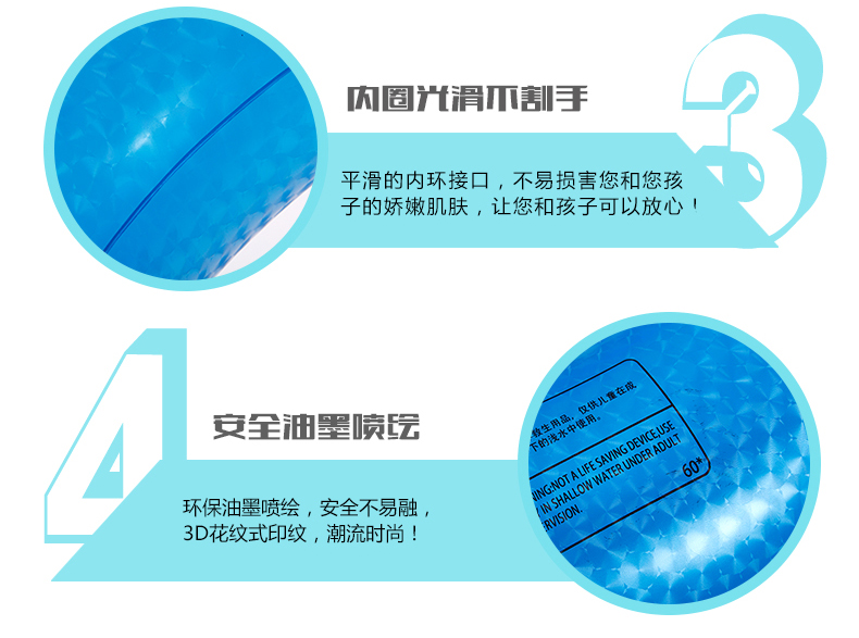 Bạn bơi vòng người lớn dày nam giới và phụ nữ inflatable vòng bảo vệ để tăng của trẻ em nách vòng ghế bơi người lớn vòng phao bơi khổng lồ