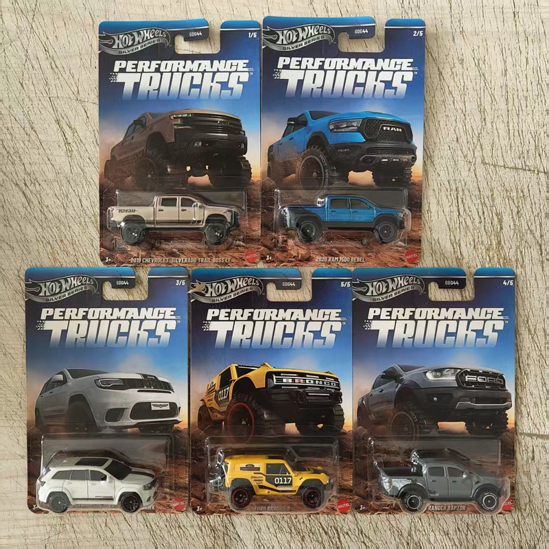 Hot Wheels Silver Label Simulation Theme Sports Pickup Series Dodge Chevrolet Jeep Ford Raptor Wild Horse