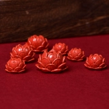 Натуральные бусы, бусины, аксессуар ручной работы, аксессуары, цвета киновари, DIY