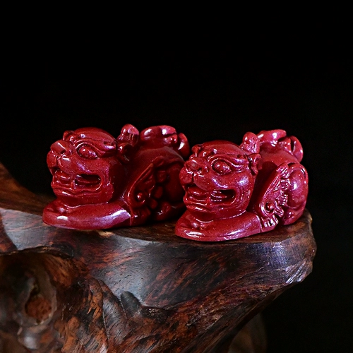 Подвеска подходит для мужчин и женщин, оберег на день рождения, натуральное ожерелье, природная руда, цвета киновари