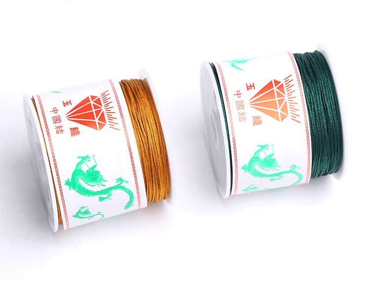 Số 72 dòng ngọc rung DIY dây bện dây đỏ vòng chân trang sức dòng đính cườm dòng vòng tay dây chuyền dệt mặt dây buộc - Vòng chân vòng chân nữ bạc