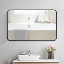 Nordic Style Toilet Mirror Cosmetic Mirror Bathroom Mirror Wall-mounted Wall Mirror Bathroom Dresser Toilet Mirror