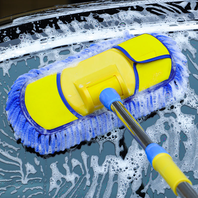 Car wash Divine Instrumental Car Wash Brush Car Long Handle Telescopic Soft Hair Cleaning Tool Suit Accessories Xian Carb Mop Mop