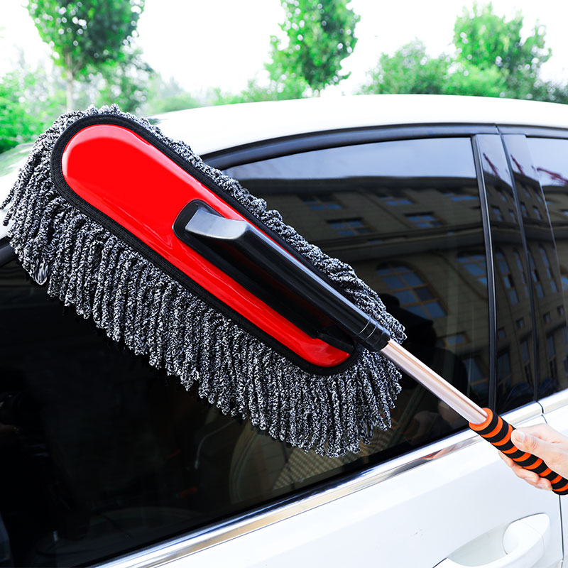 Car wiping mop, dust removal, car brush, dusting car, ash wax, car washing artifact, car washing supplies tool set