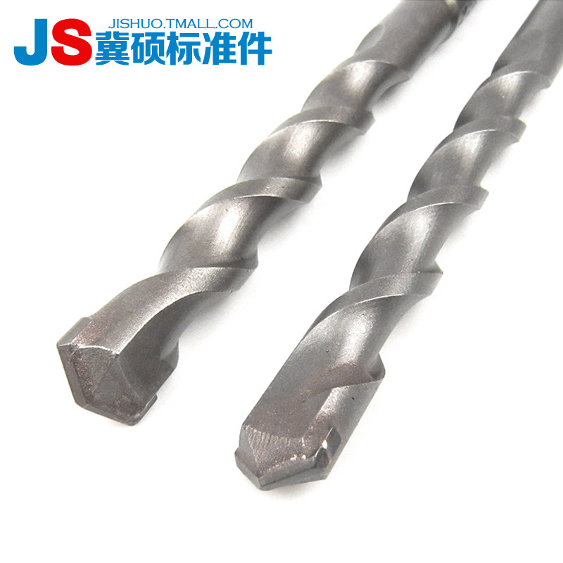 Square shank drill bit round shank drill bit impact drill bit wall ground punch expansion screw special electric hammer drill bit-Taobao