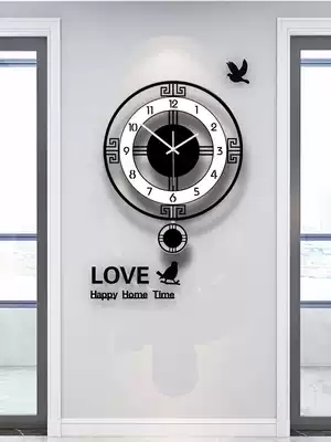 Ya Ke Li wall clock living room European mute creative modern simple atmospheric clock art decorative fashion quartz clock