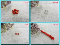 Vòng đeo tay tự nhiên Acac Red Bean DIY Vật liệu làm bằng tay Gói Red Bean Loose Pearl One Heart One Piece CLB-001 - Vòng đeo tay Clasp vòng tay hermes