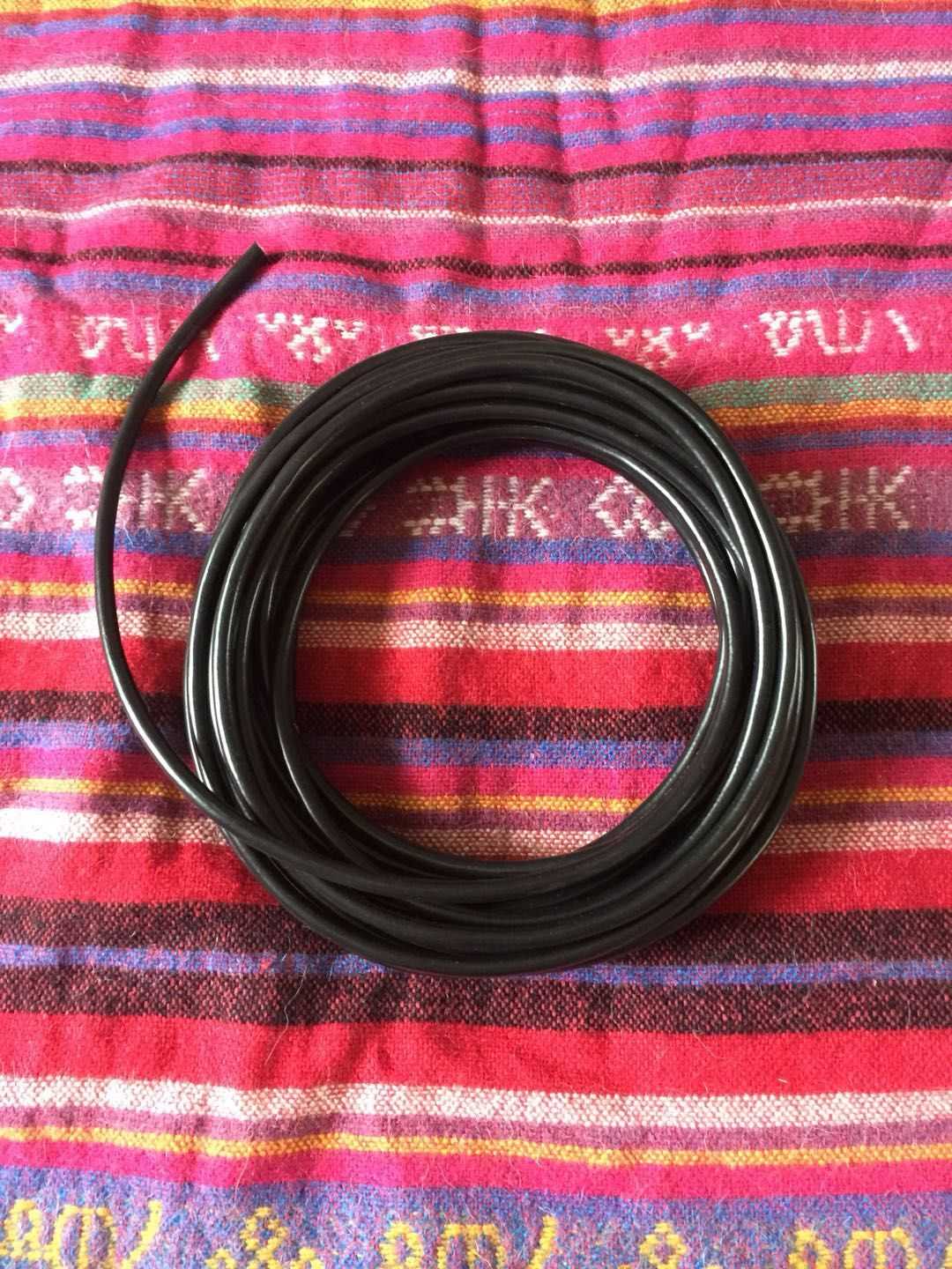 Square core 6n occ single crystal sterling silver signal line