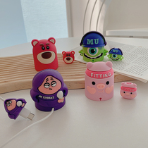 Suitable for Apple watch charger stand iwatch base storage rack silicone strawberry bear soft anti-fall and dirt-resistant
