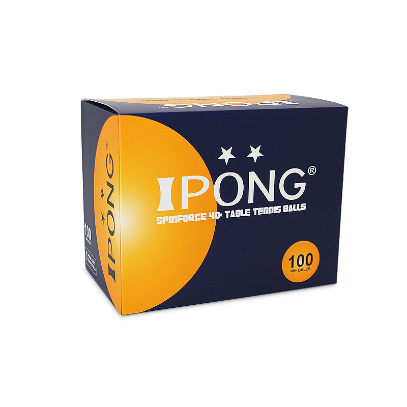 ipong two-star table tennis 40+ new material ABS seamed training ball table tennis ball machine applicable ball