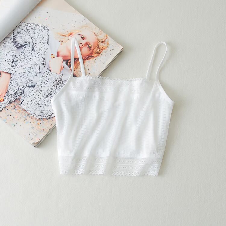 Ren không có ngực pad ống đầu bọc ngực chống ánh sáng dưới dây đeo ngang ngực sexy vest dài đồ lót áo ngực do lot nu