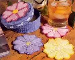 Three-dimensional embroidery kit Three-dimensional cross-stitch Coaster Placemat