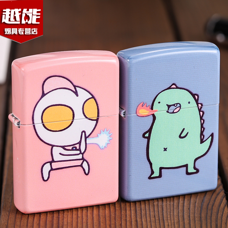 zippo American original lighter bright color print Altman little monster cute cartoon creative treasure