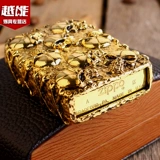 Оригинальный американский Zippo более светлый Golden Skull City Limited Male ZP