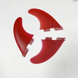 FCS Second -Generation Mid -Number Tail Fin Красное стекло волокнистого волокнистого серф -панели Хвост руль FCS II Средний плавник