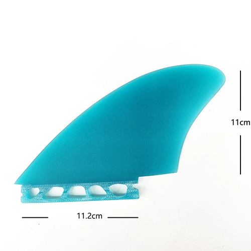 Будущий киль Twin Fin Blue Pink Red Glass Hail Hail Rudder Рыба пластина боковой плав