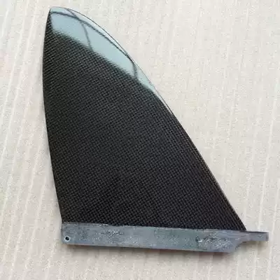 9-inch SUP Competition Board special carbon ultra-light tail rudder honeycomb semi-carbon fin double honeycomb grid painted rudder