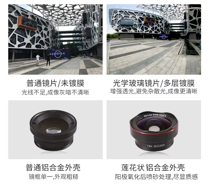 Lõi ống kính điện thoại di động góc rộng tươi Android phổ thông Apple camera ngoài hẹn giờ camera HD chụp ảnh mắt cá chụp ảnh macro chụp ảnh ngoài iphone DSLR x phù hợp với ba trong một - Phụ kiện máy ảnh DSLR / đơn chân máy ảnh bạch tuộc