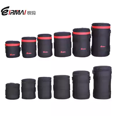 Rima portable lens bag storage bag for Canon 5D4 70-200 24-105 16-35mm New thick shockproof lens running bag Sony a7r3 Nikon 24