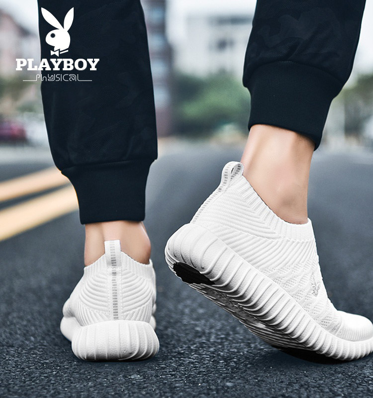 Flowers Playboy Men Shoes Spring Breathable Mesh Shoes Men Han Prints Small White Shoes Casual Running Shoes Mesh Sneakers Man