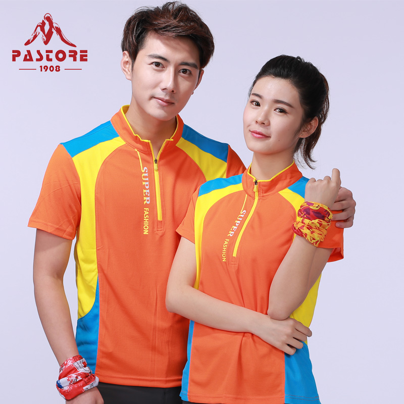 Outdoor fast dry clothes men's and women's long-sleeved large size half-sleeve sweat jacket custom printed breathable running short-sleeved sports t-shirt