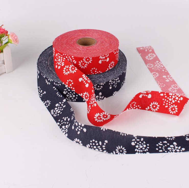 Kindergarten environment creation materials Chinese style blue and white porcelain wall layout diy blue and white cloth strip decoration supplies