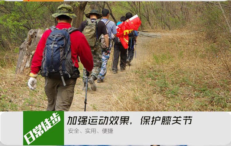 Minghui thiết bị carbon trekking cực mía đi bộ đường dài cắm trại leo núi du lịch thiết bị ngoài trời siêu nhẹ chính hãng - Gậy / gậy gậy chống 4 chân
